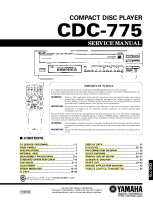 Yamaha CDC-775 - Service Manual 